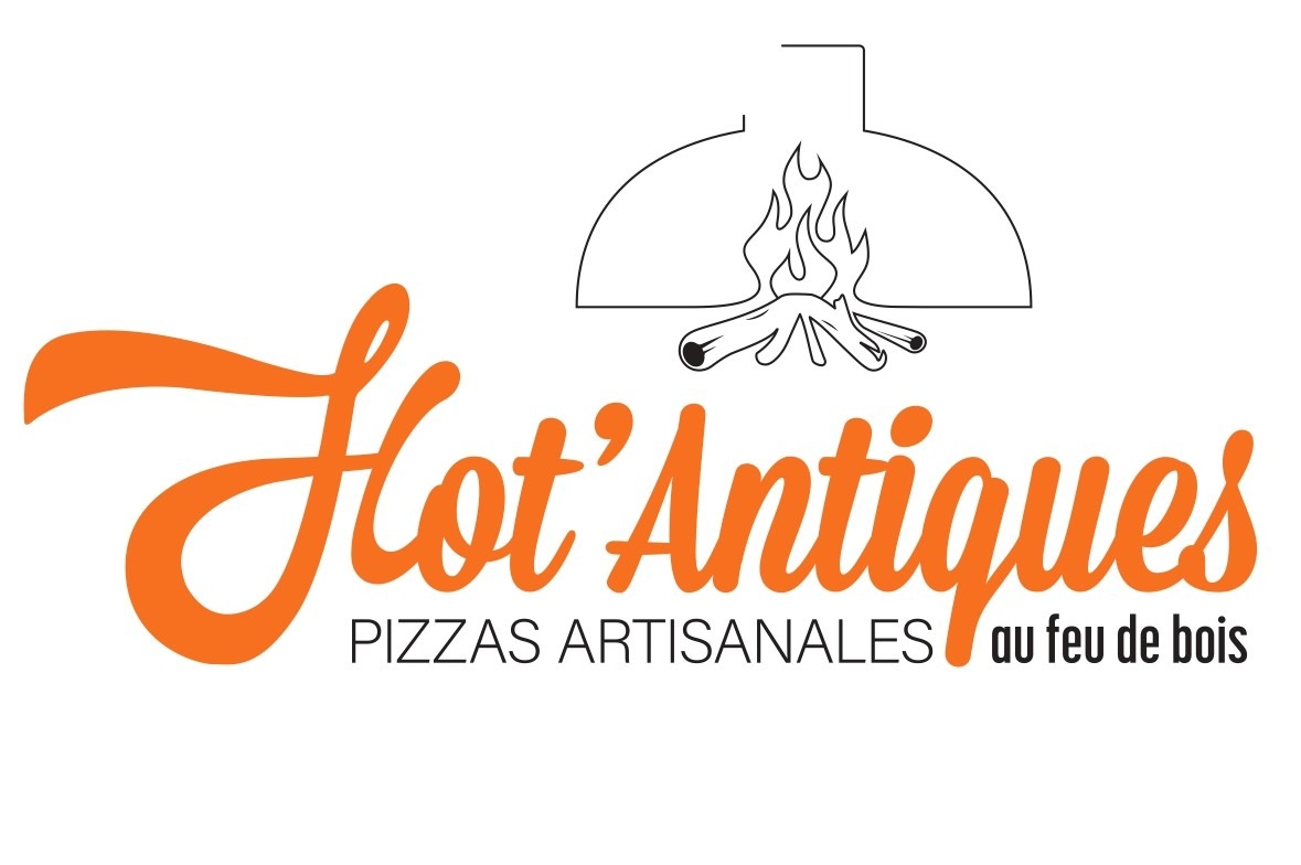 logo hot antiques pizzas